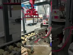 অটোমেটিক Curbstone আনলোডিং মেশিন 90 ডিগ্রী ঘোরান এবং স্বয়ংক্রিয়ভাবে উল্লম্ব স্ট্যাক সঙ্গে